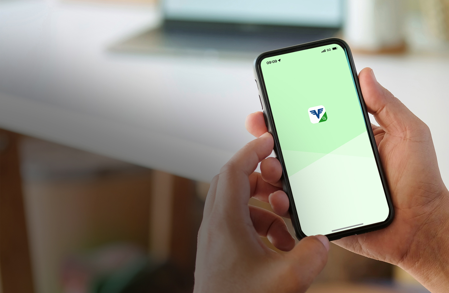 Startbildschirm der Quick-App auf einem Smartphone.